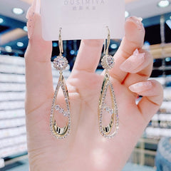 (🌸New Spring) Luxurious Full Diamond Drop Earrings