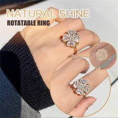 Rotatable Four-Leaf Clover Ring/Earrings/Necklace