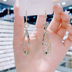 (🌸New Spring) Luxurious Full Diamond Drop Earrings