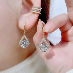 (🔥NEW) Super Sparkling Diamond Geometric Earrings