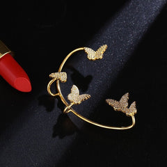 Zircon Butterfly Earrings